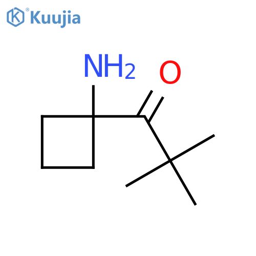 1-(1-Aminocyclobutyl)-2,2-dimethylpropan-1-one structure