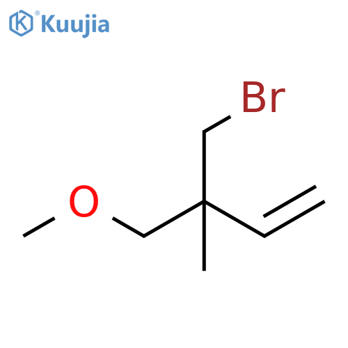 1-Butene, 4-bromo-3-(methoxymethyl)-3-methyl- structure