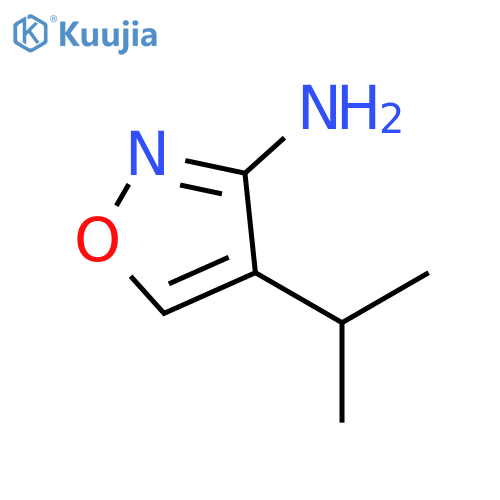 4-(propan-2-yl)-1,2-oxazol-3-amine structure