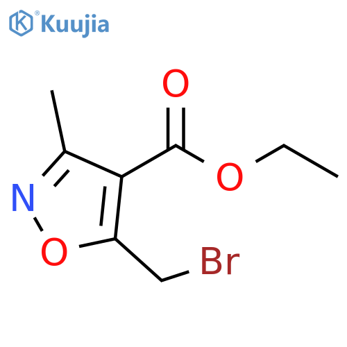 ETHYL 5-BROMOMETHYL-3-METHYLISOXAZOLE-4-CARBOXYLATE structure