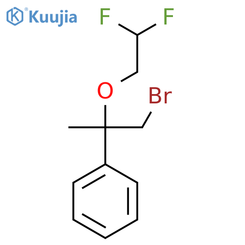 1-bromo-2-(2,2-difluoroethoxy)propan-2-ylbenzene structure