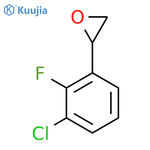 2-(3-chloro-2-fluorophenyl)oxirane structure