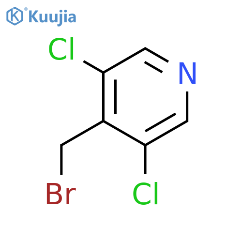 4-(Bromomethyl)-3,5-dichloropyridine structure