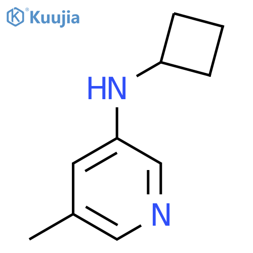 N-Cyclobutyl-5-methylpyridin-3-amine structure