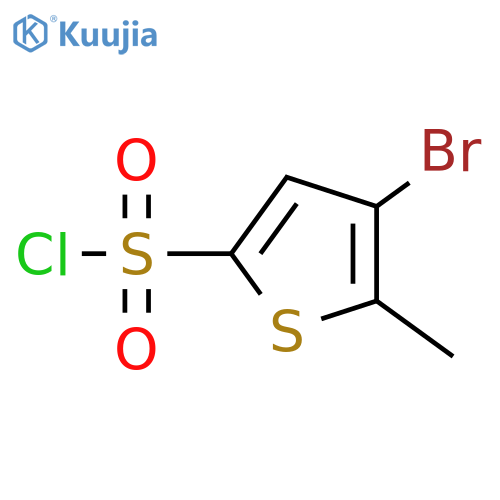 4-bromo-5-methylthiophene-2-sulfonyl chloride structure