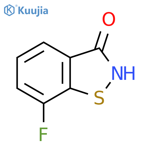 7-fluoro-2,3-dihydro-1,2-benzothiazol-3-one structure
