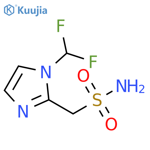 1-(difluoromethyl)-1H-imidazol-2-ylmethanesulfonamide structure