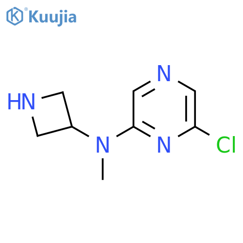 N-(azetidin-3-yl)-6-chloro-N-methylpyrazin-2-amine structure