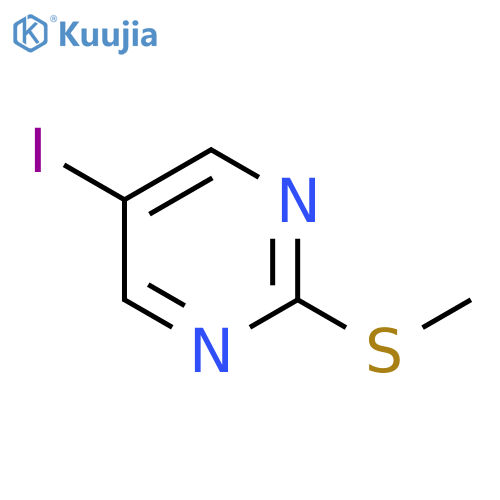 5-Iodo-2-(methylthio)pyrimidine structure