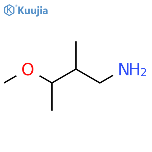 3-Methoxy-2-methylbutan-1-amine structure