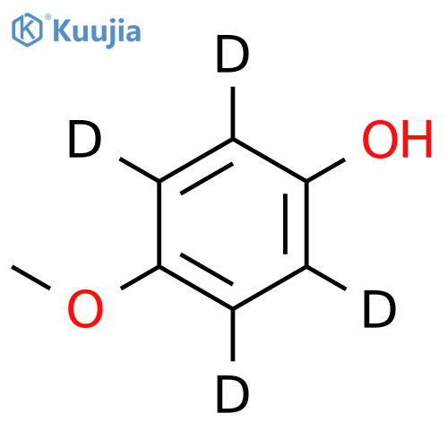 4-Hydroxyanisole-d4 structure