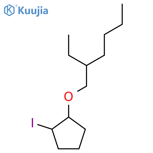 1-(2-ethylhexyl)oxy-2-iodocyclopentane structure