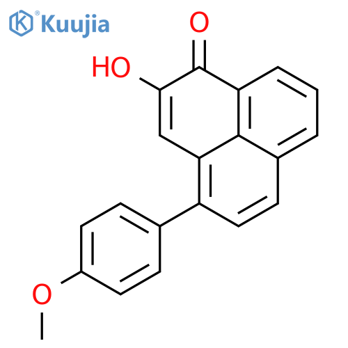 2-hydroxy-4-(4'-methoxyphenyl)phenalen-1-one structure