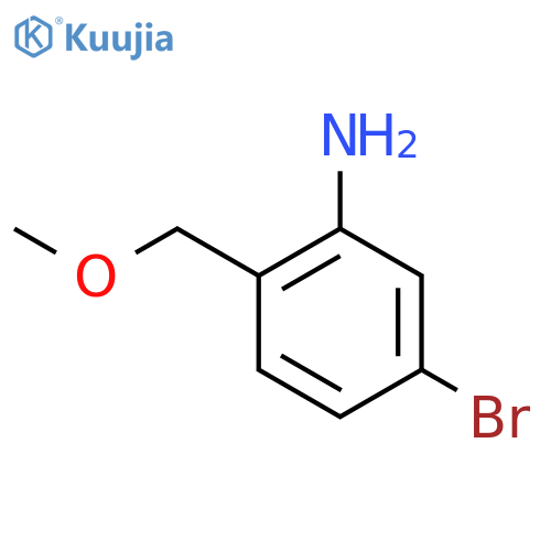 5-Bromo-2-(methoxymethyl)aniline structure