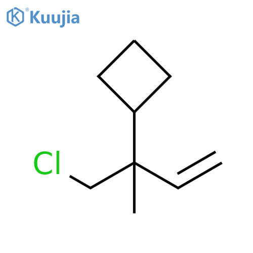Cyclobutane, [1-(chloromethyl)-1-methyl-2-propen-1-yl]- structure