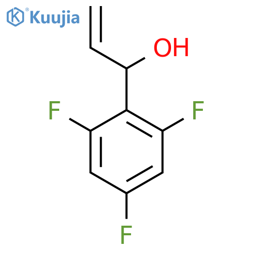 1-(2,4,6-trifluorophenyl)prop-2-en-1-ol structure