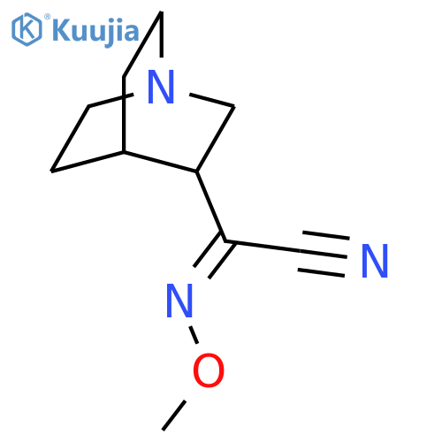 1-Azabicyclo[2.2.2]octane-3-acetonitrile,a-(methoxyimino)-, hydrochloride(1:1), (aZ,3R)- structure