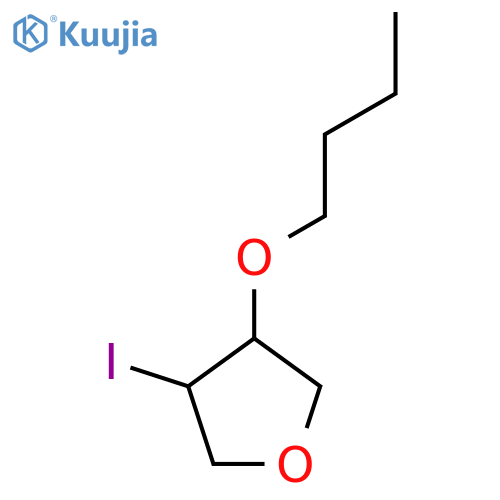 3-butoxy-4-iodooxolane structure