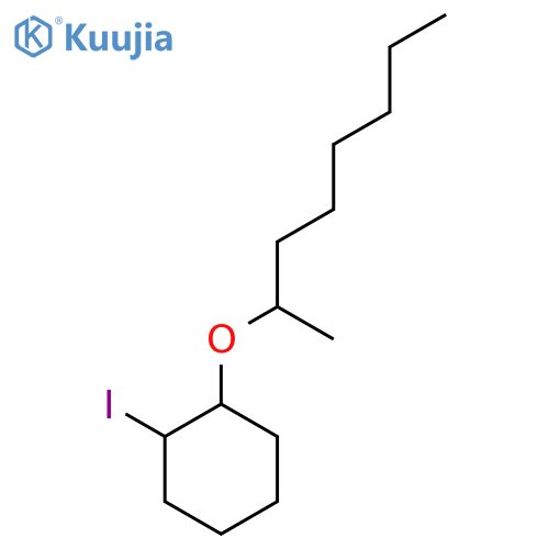 1-iodo-2-(octan-2-yloxy)cyclohexane structure