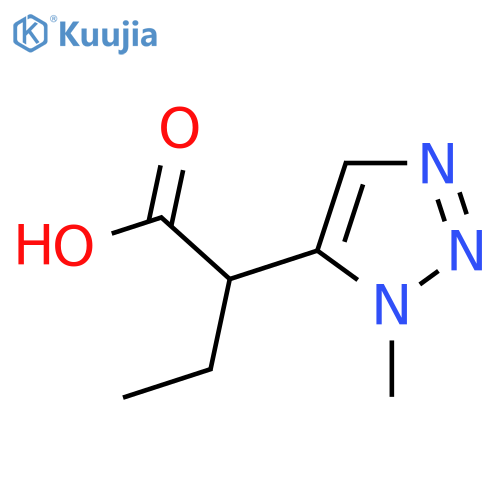 2-(1-Methyl-1H-1,2,3-triazol-5-yl)butanoic acid structure