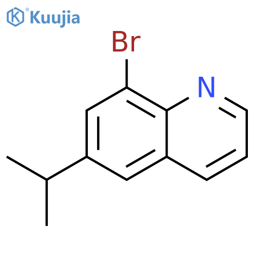 8-Bromo-6-isopropylquinoline structure