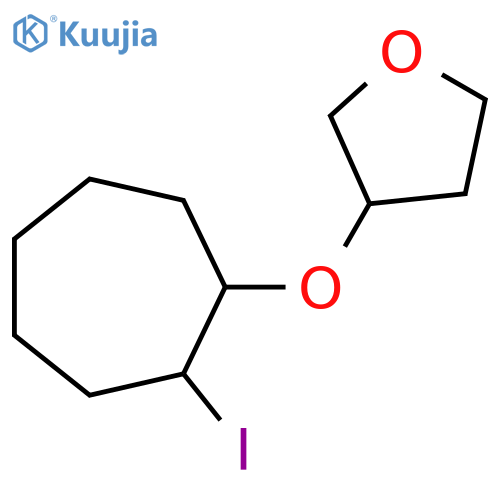3-(2-iodocycloheptyl)oxyoxolane structure