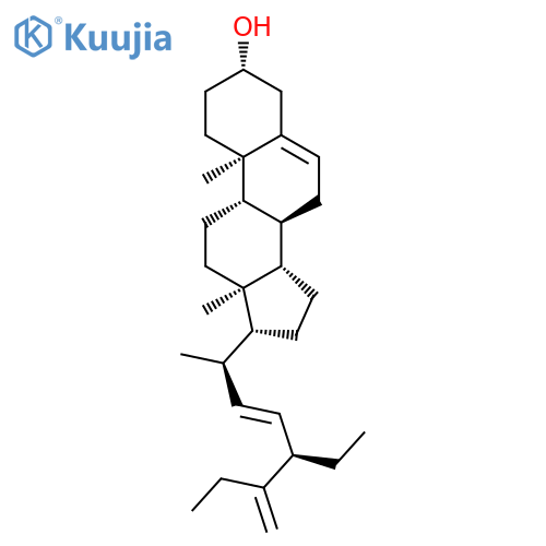 27-Norstigmasta-5,22,25-trien-3-ol,25-ethyl-, (3b,22E)- structure