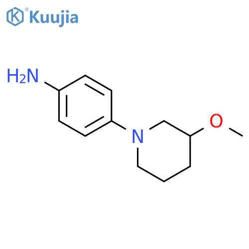 4-(3-methoxypiperidin-1-yl)aniline structure