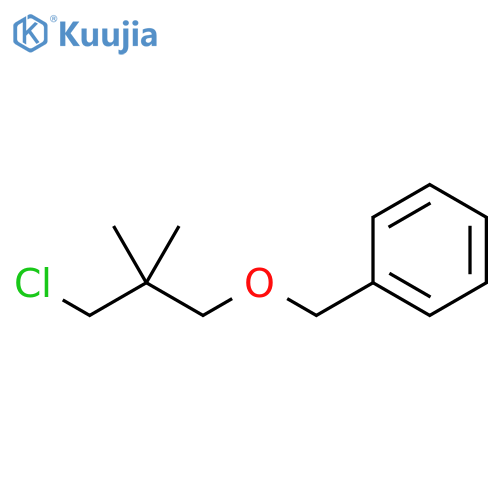 Benzene, [(3-chloro-2,2-dimethylpropoxy)methyl]- structure