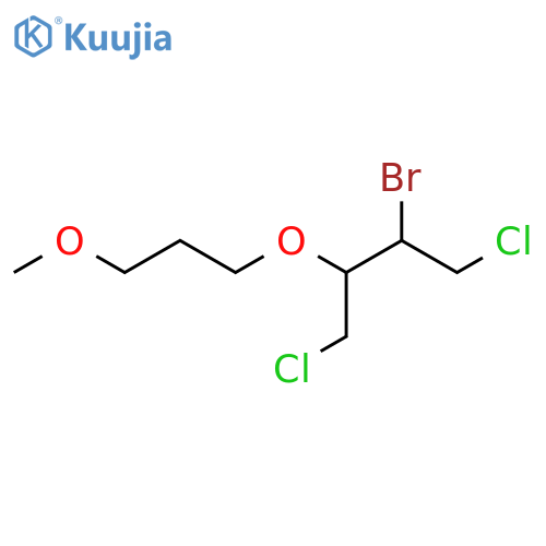 2-bromo-1,4-dichloro-3-(3-methoxypropoxy)butane structure