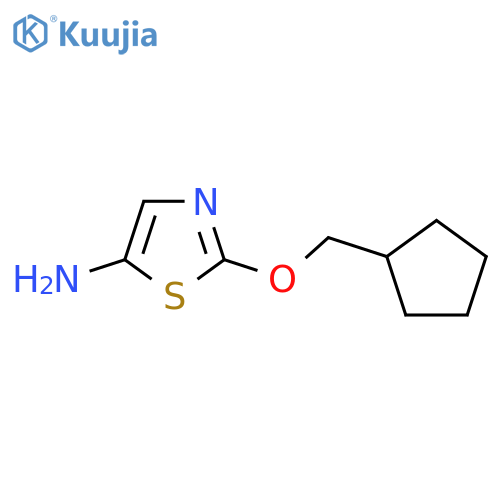 2-(Cyclopentylmethoxy)-1,3-thiazol-5-amine structure