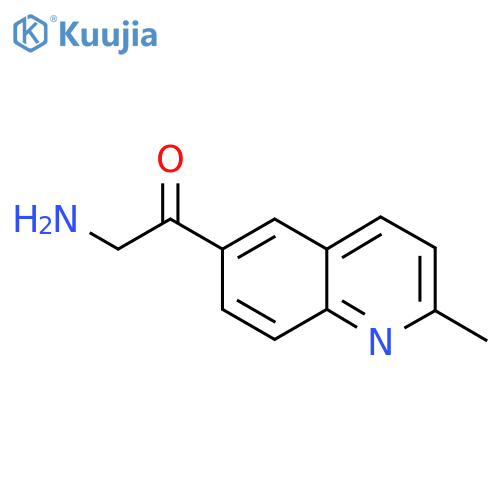 2-amino-1-(2-methylquinolin-6-yl)ethan-1-one structure