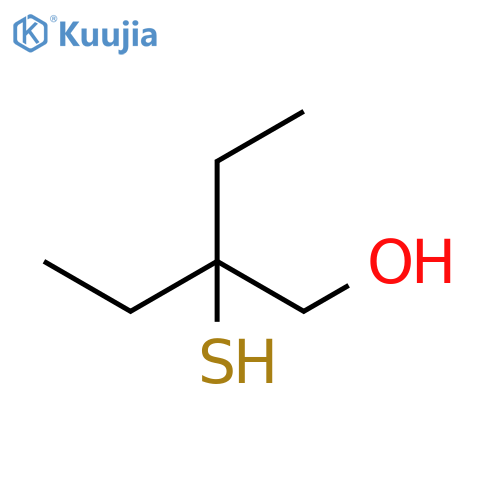 2-ethyl-2-sulfanylbutan-1-ol structure