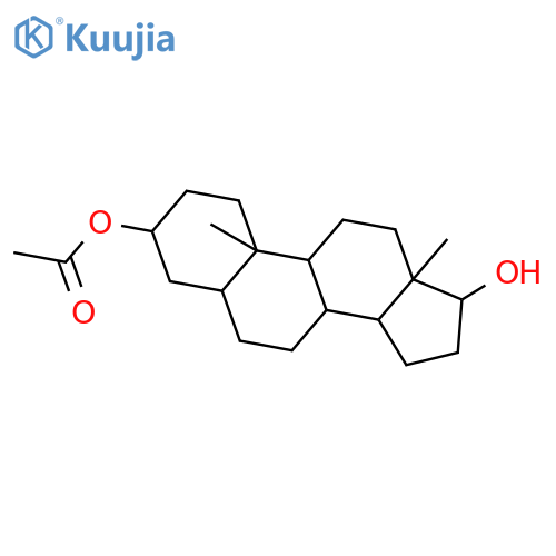 (3R,5S,8R,9S,10S,13S,14S,17S)-17-Hydroxy-10,13-dimethylhexadecahydro-1H-cyclopenta[a]phenanthren-3-yl acetate structure