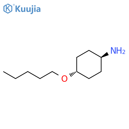 trans-4-(pentyloxy)cyclohexanamine HCl structure