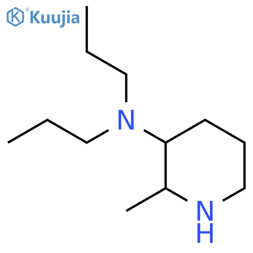2-methyl-N,N-dipropylpiperidin-3-amine structure