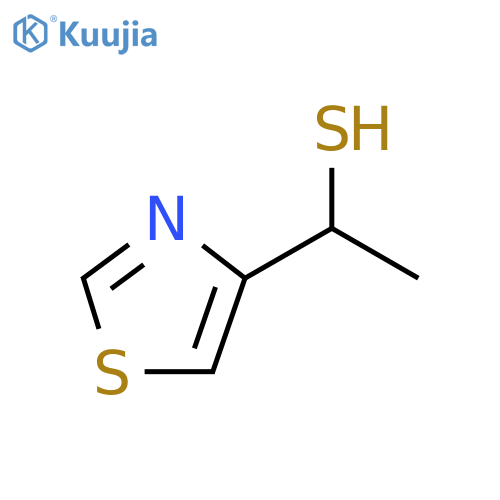 1-(1,3-thiazol-4-yl)ethane-1-thiol structure