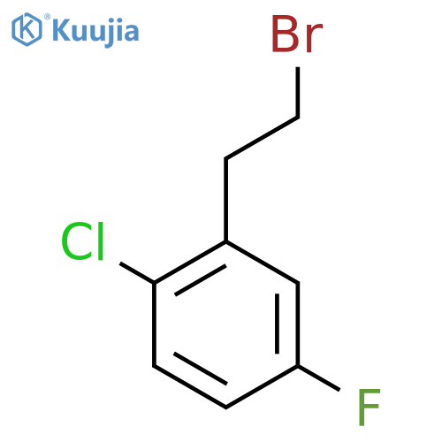 2-(2-bromoethyl)-1-chloro-4-fluorobenzene structure