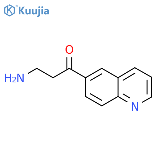 3-amino-1-(quinolin-6-yl)propan-1-one structure