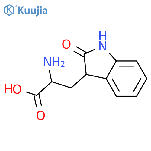 beta-3-oxindolylalanine structure