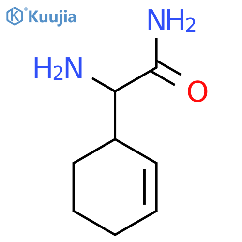 2-amino-2-(cyclohex-2-en-1-yl)acetamide structure