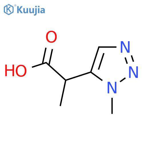 2-(1-methyl-1H-1,2,3-triazol-5-yl)propanoic acid structure