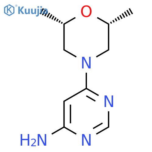 6-((2S,6R)-2,6-Dimethylmorpholino)pyrimidin-4-amine structure