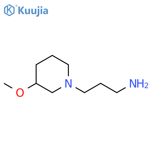 3-(3-methoxypiperidin-1-yl)propan-1-amine structure