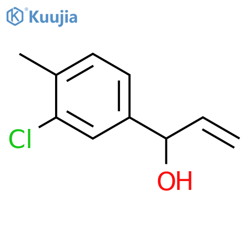 1-(3-chloro-4-methylphenyl)prop-2-en-1-ol structure