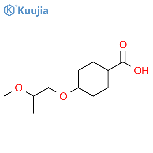 4-(2-methoxypropoxy)cyclohexane-1-carboxylic Acid structure