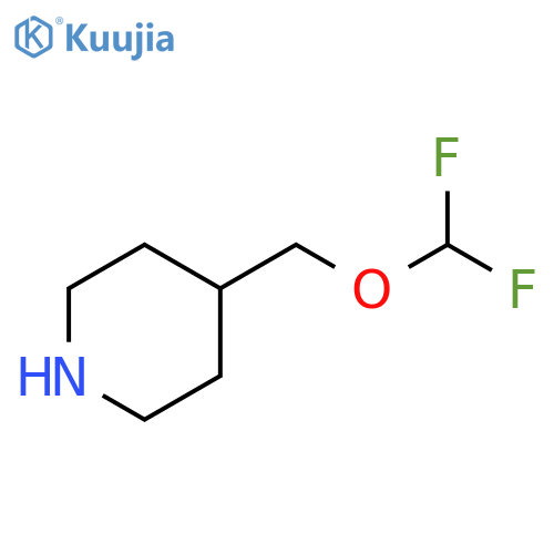 4-Difluoromethoxymethyl-piperidine structure