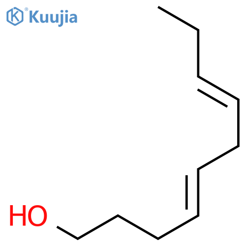 (4Z,7E)-4,7-Decadien-1-ol structure