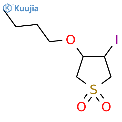 3-butoxy-4-iodo-1lambda6-thiolane-1,1-dione structure