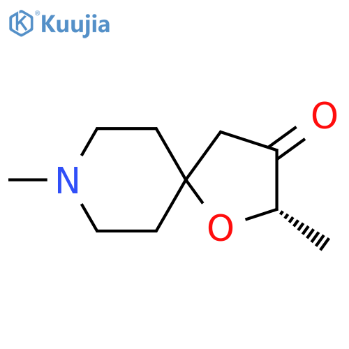 (2S)-2,8-dimethyl-1-oxa-8-azaspiro4.5decan-3-one structure